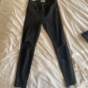 Madewell Black Skinny Jean
